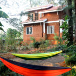 Enjoy the sounds of the birds while having a lazy afternoon nap on the hammocks under the shade of the various trees.
