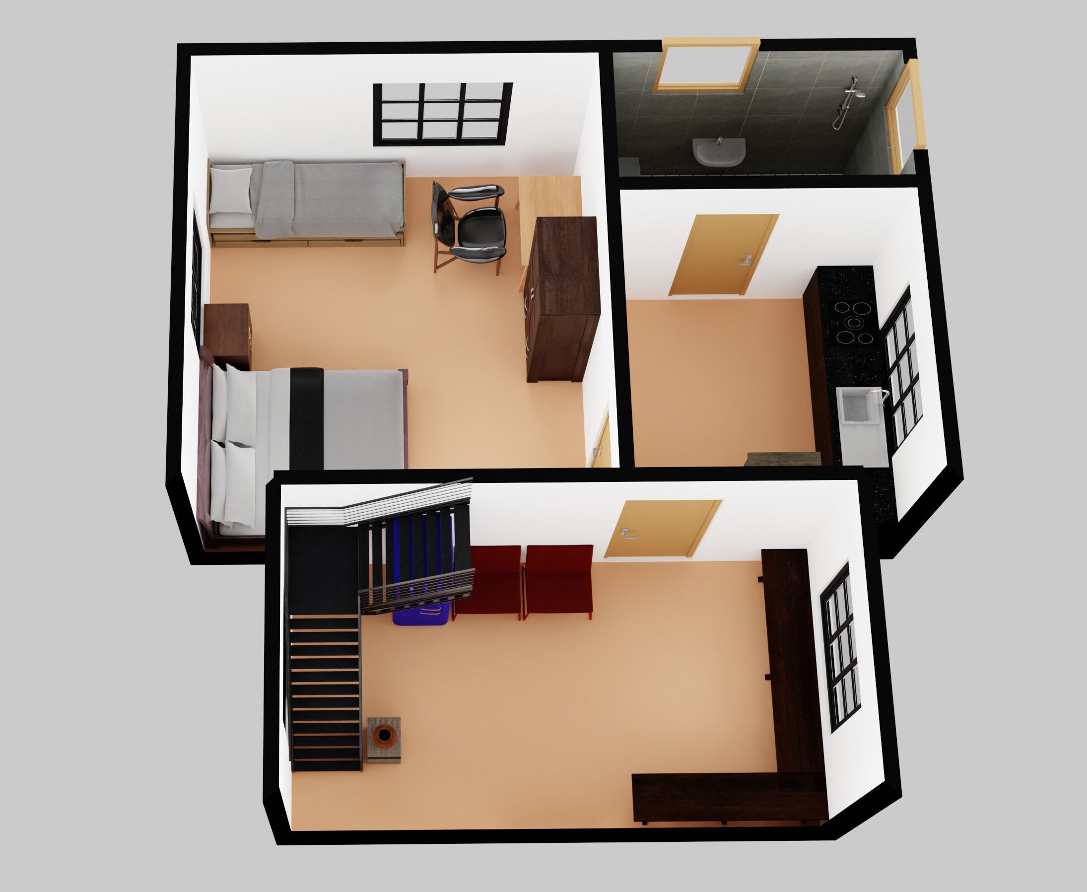 Ground floor plan Villa 2